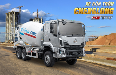 E TRỘN BÊ TÔNG CHENGLONG 350HP 10M3