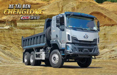 XE TẢI BEN CHENGLONG H5 6x4 350HP - THÙNG HYUNDAI