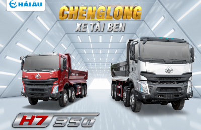 XE TẢI BEN CHENGLONG H7 8x4 350HP - THÙNG U